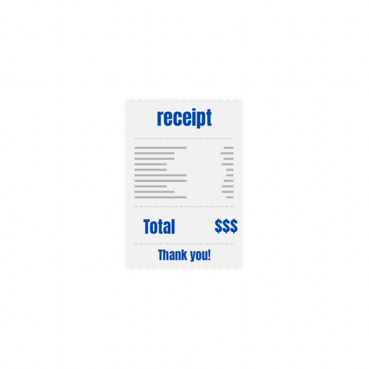 Receipt (this is a order add on)